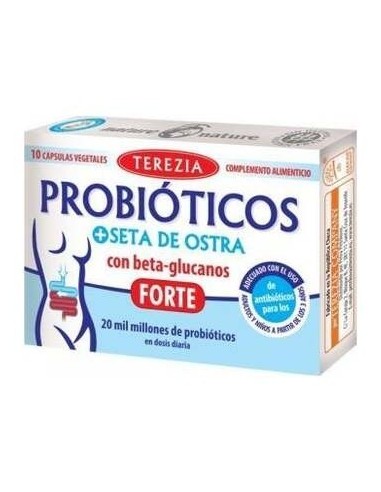 Probioticos + Seta De Ostra Con Betaglucanos 10Cap de Terezia