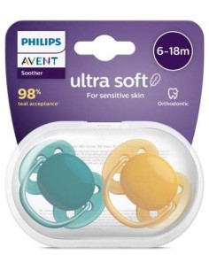 Chupete Ultra Soft 6-18Meses Neutro Sfc091/04 de Avent 2