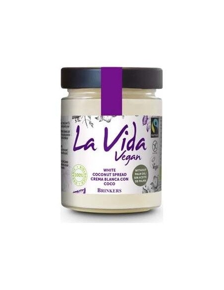 Crema Blanca Con Coco 270Gr. Bio Sg Vegan de La Vida Vegan