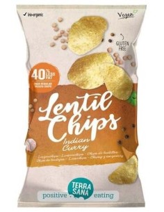 Chips De Lentejas Con Curry 75Gr. Vegan de Terrasana 2