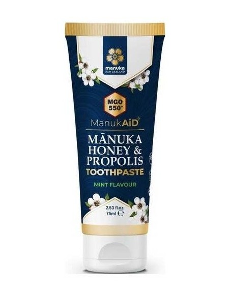 Miel De Manuka Mgo 550+ Dentifrico Propolis 75Ml. de Manuka New Zeland