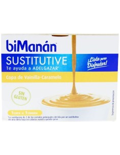 Copa Sustitutiva Vainilla-Caramelo 210Gr. de Bimanan 2