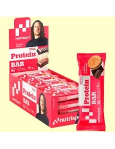 Barritas Proteicas Galleta-Chocolate Nutrisport 24 unidades 2