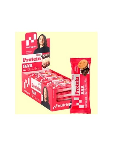 Barritas Proteicas Galleta-Chocolate Nutrisport 24 unidades