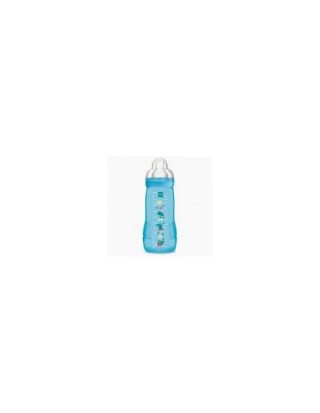Biberón Mam Easy Active 330ml Azul  Comodidad y Seguridad