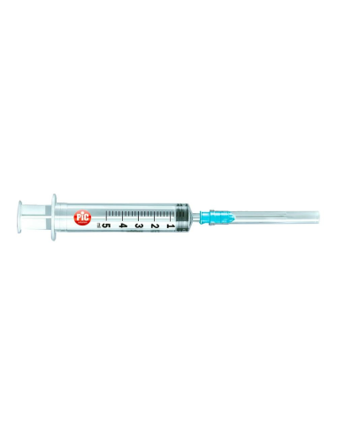 Pic Jeringa Con Aguja 5 Ml G21 0,8X40Mm de Pic