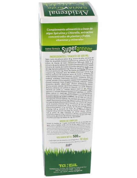 Pack 3X2 Aktidrenal Savia Verde 500Ml. Lineabel de Tongil