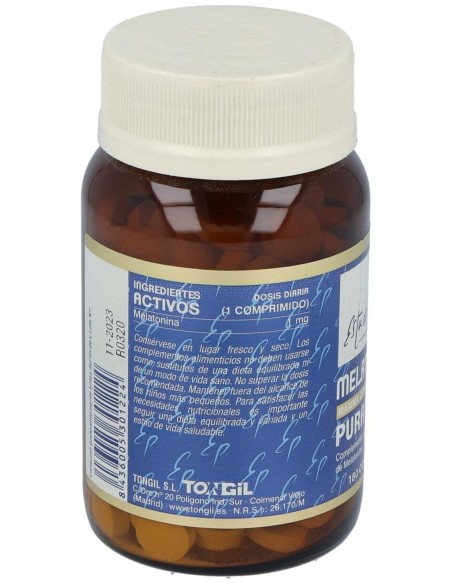 Pacote 3X2 Melatonina Pura 1Mg. 180 Comp. Estado de Tongil Pur