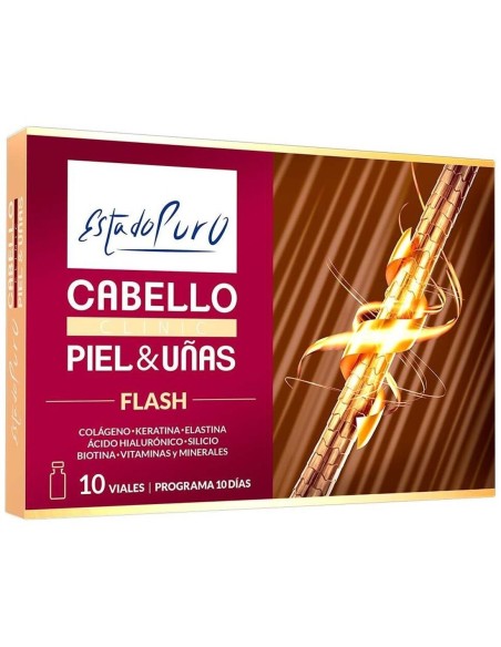 Pack 3X2 Cabello Piel Y Uñas Flash 10Viales de Tongil