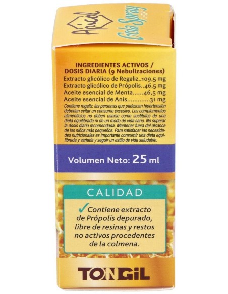 Pack 4X3 Apicol Gola Spray 25Ml de Tongil