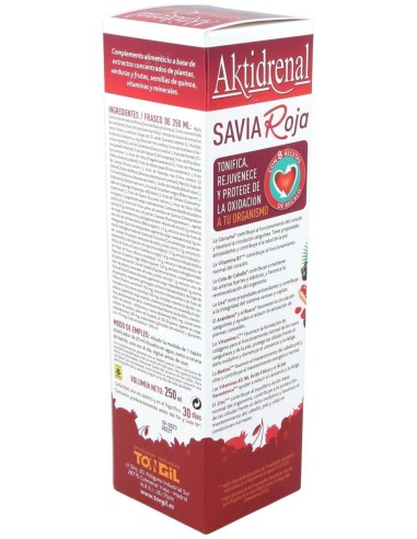 Pack 4X3 Aktidrenal Savia Roja 250Ml. Lineabel de Tongil