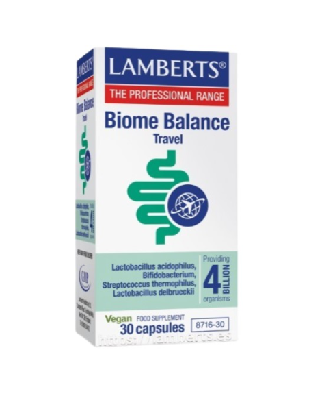  Biome Balance Travel 30 capsulas de Lamberts