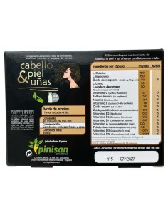 Cabello Piel Y Uñas 30 Capsulas de Pinisan 2