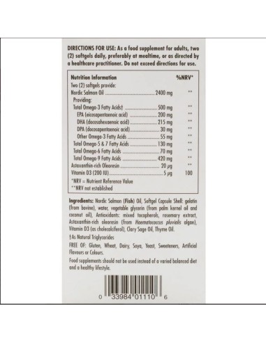 Full Spectrum Omega 3, 5, 6, 7 y 9 120Cap. de Solgar