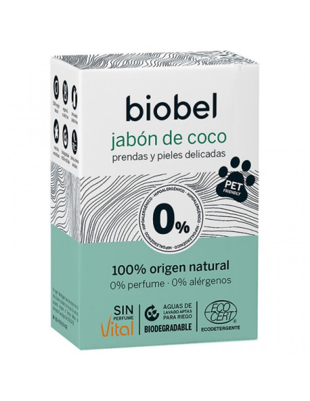 Sabonete em Barra de Coco para Roupas Delicadas 240Gr Eco da Biobel