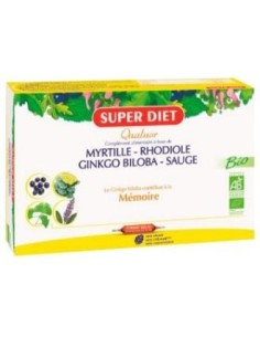 Cuarteto Rhodiola Bio 20 Ampollas de Super Diet