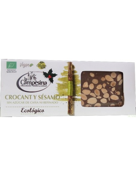 Turron Eco S/A Vegano Blando 190 Gr de Campesina