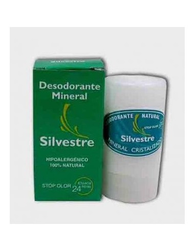 Desodorante Piedra Natural Alumbre 100Gr de Silvestre