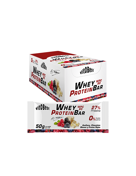 Barrwhey Bar Choco Blanco Frutos Rojos 20 Ud Torr de Vit.O.Best