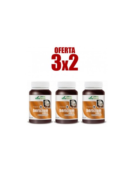 Pack 3X2 Hericium Complex 60 Comprimidos de Mgdose