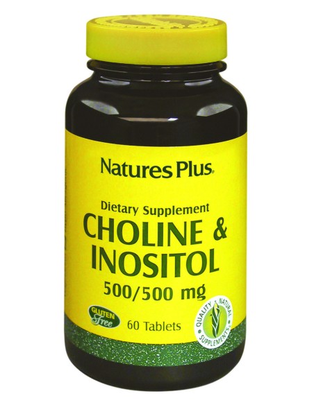 Colina+Inositol 500 Mg 60 Comp de Natures Plus