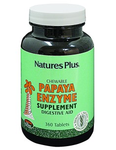 Papaya Enzime 360 Comp Mast de Natures Plus