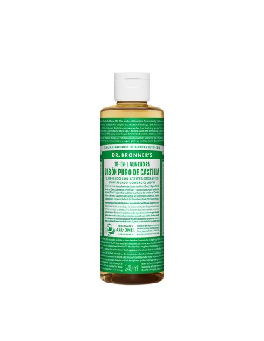 Jabon Liquido Almendras 240 Ml de Dr Bronners