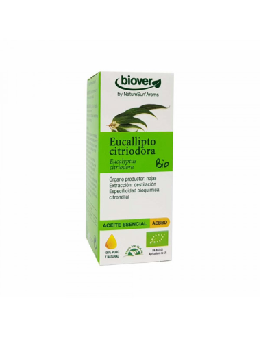 Ae Eucalyptus Citriodora 10 ml Biover – Eucalipto Natural