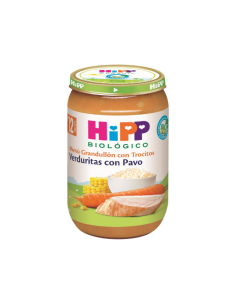 Tarrito Bio de Verduritas con Pavo Hipp 220 g, Natural y Saludable