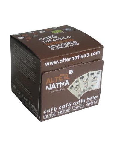 Cafe Soluble Liofilizado 25S Sobres Eco de Alternativa 3