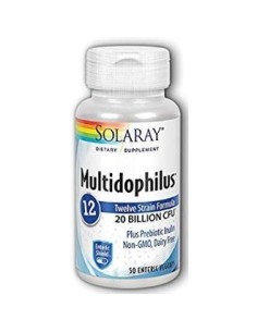 Multidophilus™12 Solaray 50 Vegcaps | Protección Entérica eficaz