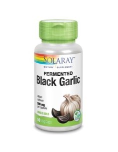 Black Garlic 500 mg Solaray - 50 Cápsulas Vegetales
