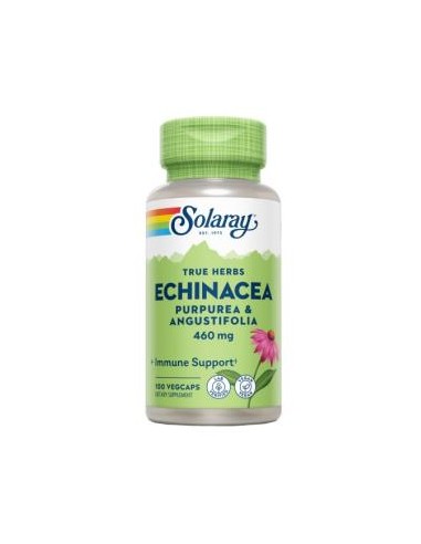 Echinacea 460 mg Solaray - 100 cápsulas vegetales naturales