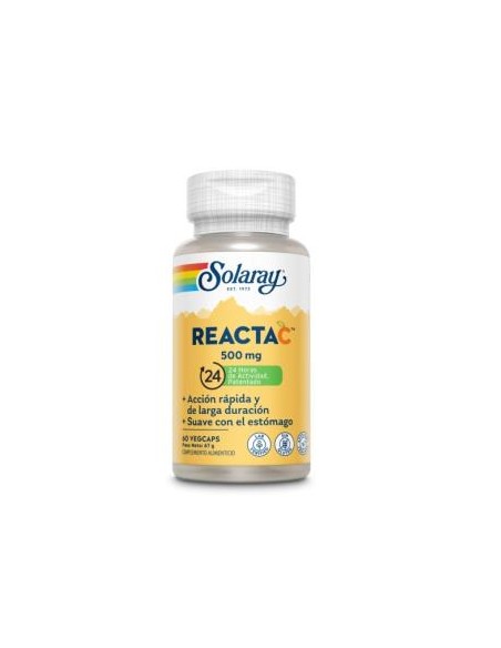 Reacta C 500 Mg - 60 Vegcaps de Solaray