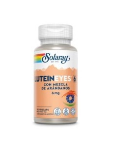 Lutein Eyes 6 mg Solaray - Protección Visual Natural 30 Vegcaps