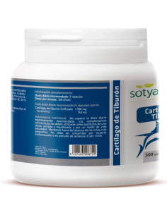 Cartílago de Tiburón 870mg 300 Cápsulas Sotya - Salud Articular 2