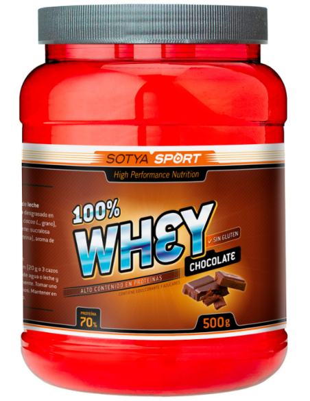 100% Whey Chocolate 500G Sotya – Proteína Pura y Deliciosa