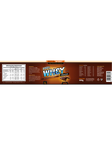 100% Whey Chocolate 500G Sotya – Proteína Pura y Deliciosa