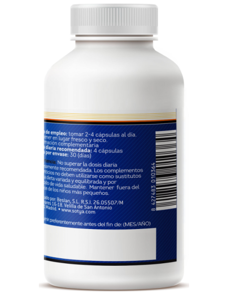 BCAA's 600mg 120 Cápsulas Sotya | Aminoácidos Ramificados