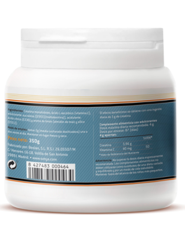 Creatina 350G Polvo Sotya | Energía y Fuerza Muscular Optima