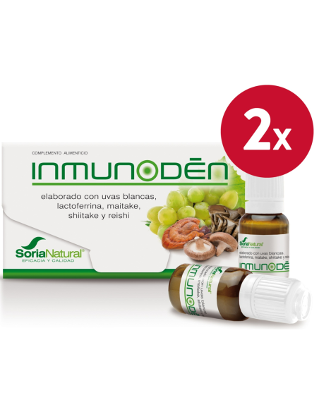 Pacote de 2 unidades Inmunoden Senior 10Vials de Soria Natur