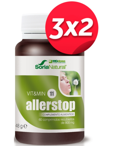 Pack 3X2 Allerstop 30 Comprimidos de Suplementos Mgdose