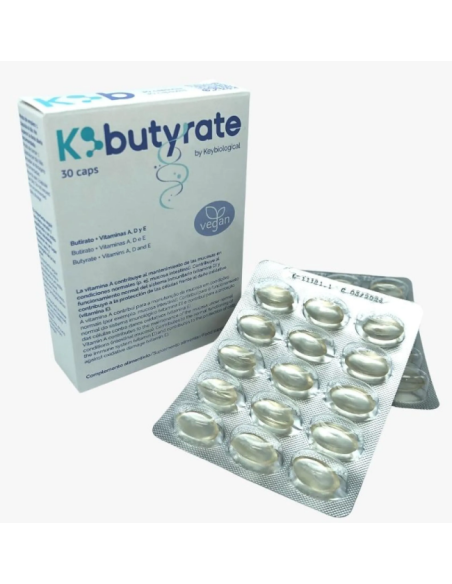 Kbutyrate 30Cap. Keybiological  Apoyo Digestivo Natural