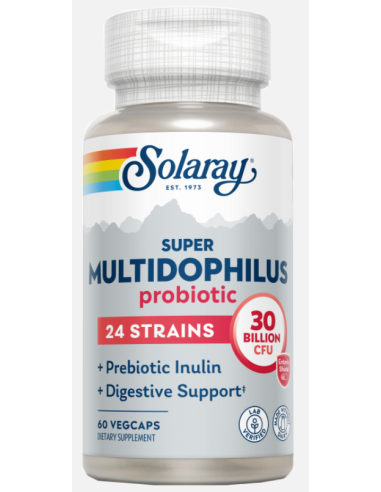 Super Multidophilus(Tm) 24-60 Vegcaps Proteccion Enterica de Solaray