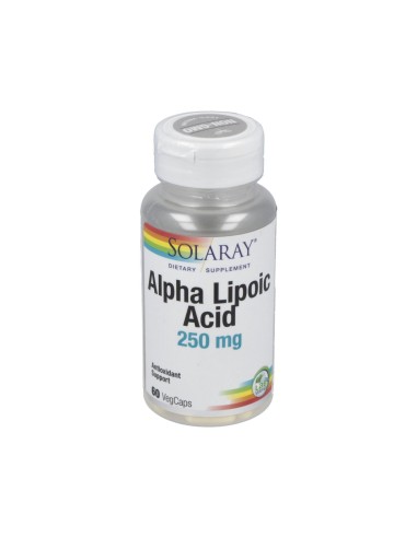 Ácido Alfa Lipóico 250Mg. 60Cap. por Solaray