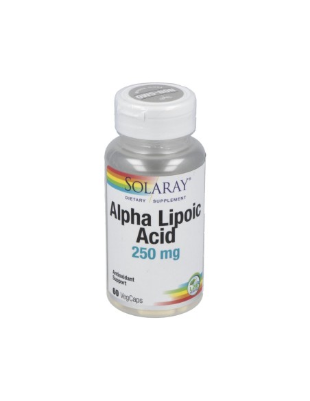 Ácido Alfa Lipóico 250Mg. 60Cap. por Solaray