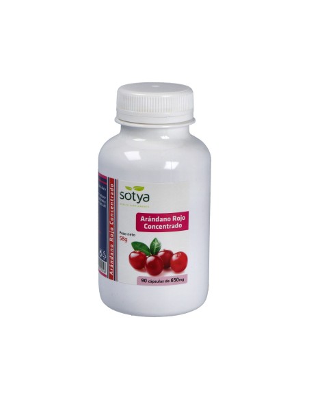Arandano Rojo 90 Cap. De 650 Mg Sotya