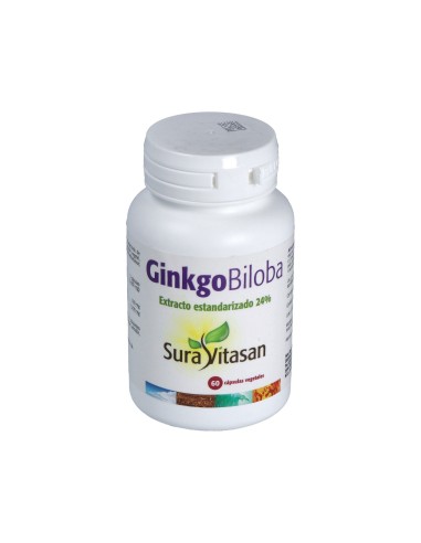 Ginkgo Biloba Estandarizado Al 24% 60Cap.
