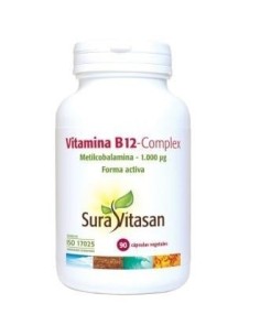 Vitamina B12 Complex 90 cápsulas de Sura Vitasan