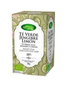 Te Verde Jengibre Con Limon  20Bolsitas. Bio